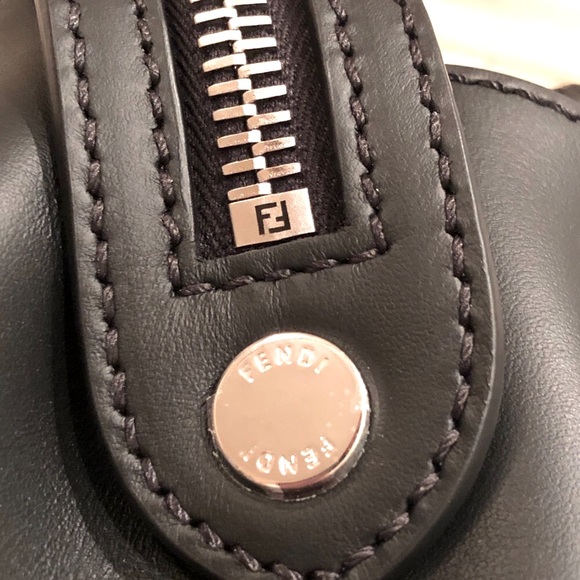 PRICE⬇️NWT Fendi “Dot Com” Floral Grommet Satchel - Picture 6 of 16